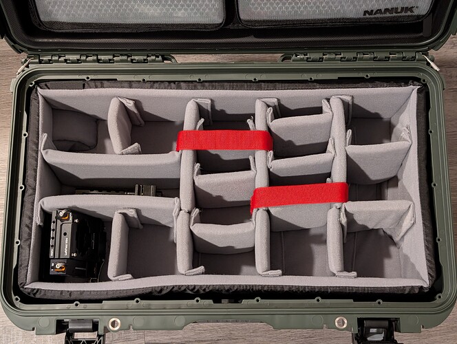 Mostly empty (just a top handle and 15mm baseplate) and waiting for my Spark.