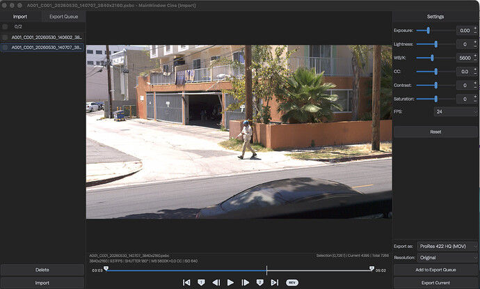 Contrast and Saturation set to the default 0