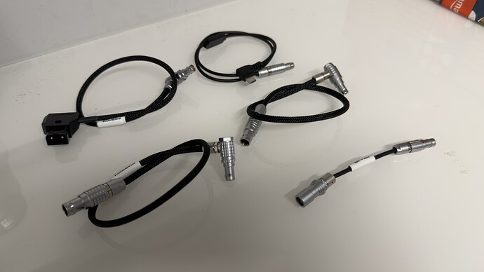 All the cables from Ignite Digi. The SPARK  3-pin Fischer adapter is a great idea.