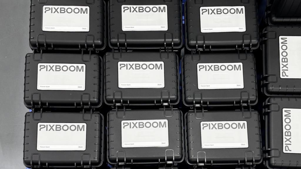 Pixboom Spark high-speed camera unit with 4K sensor and rugged industrial design