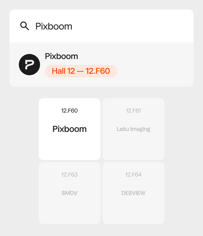 Pixboom Booth at IBC Show 2026 - Hall 12 - 12.F60